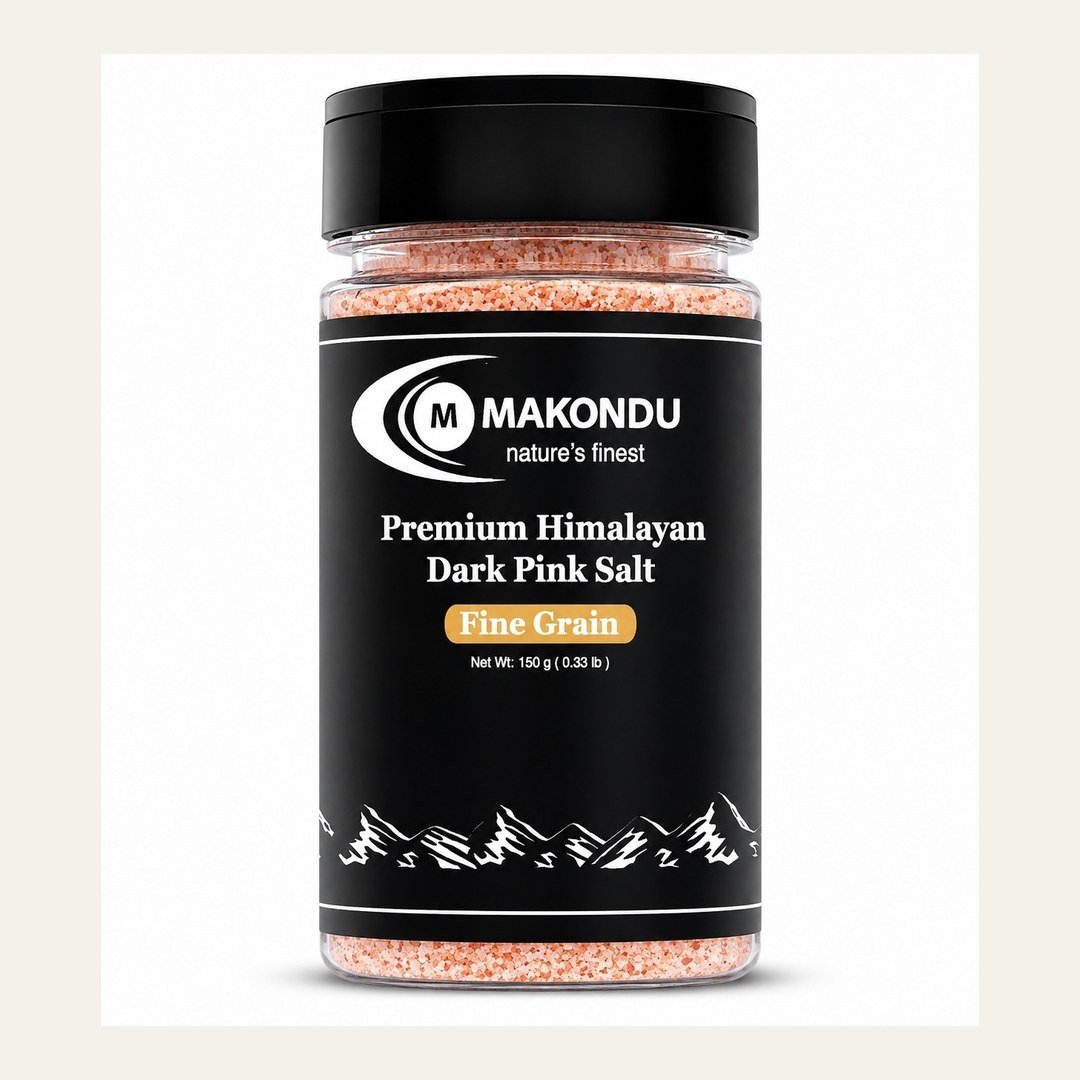 Makondu Himalayan Dark Pink Fine Salt shaker, 150 g